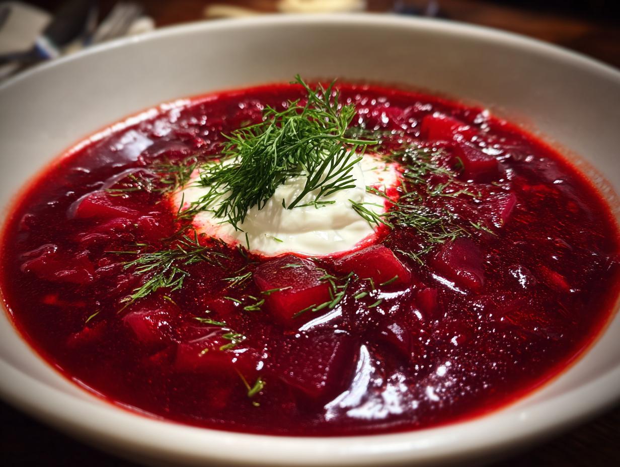 Barszcz Czerwony: 1 Stunde Genuss mit Knoblauch & Dill
