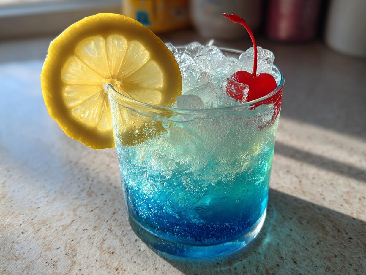 Blitzschneller Blue Lagoon Mocktail: 1 Rezept