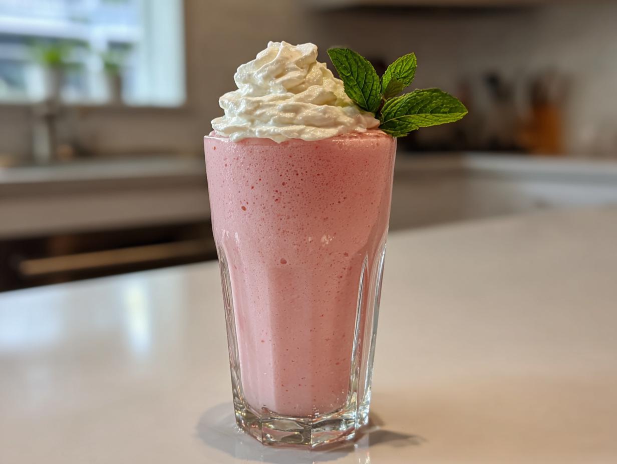 Blitz-Erdbeer-Milchshake: 5 Minuten Genuss