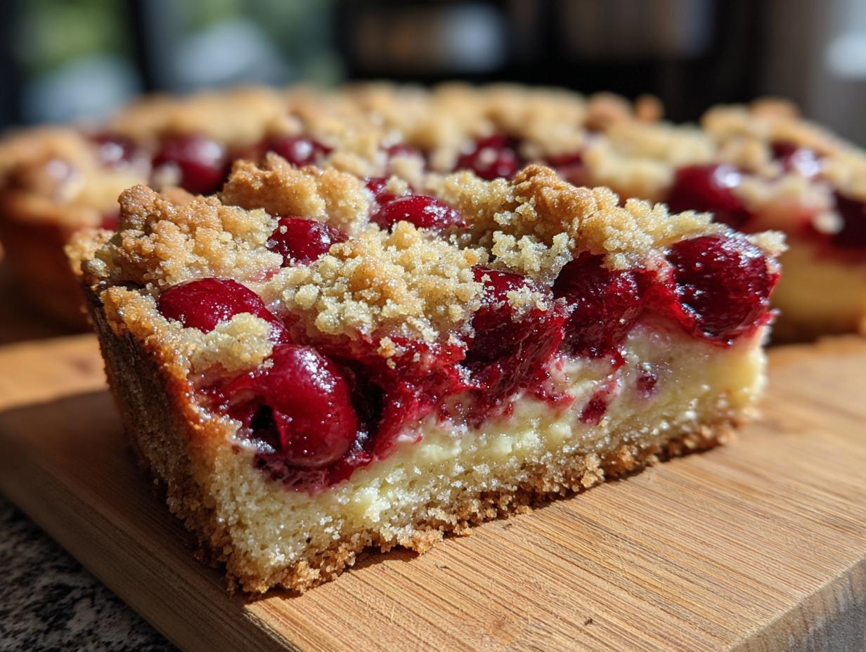 Herrlicher Kirsch-Streuselkuchen mit 1 Pudding
