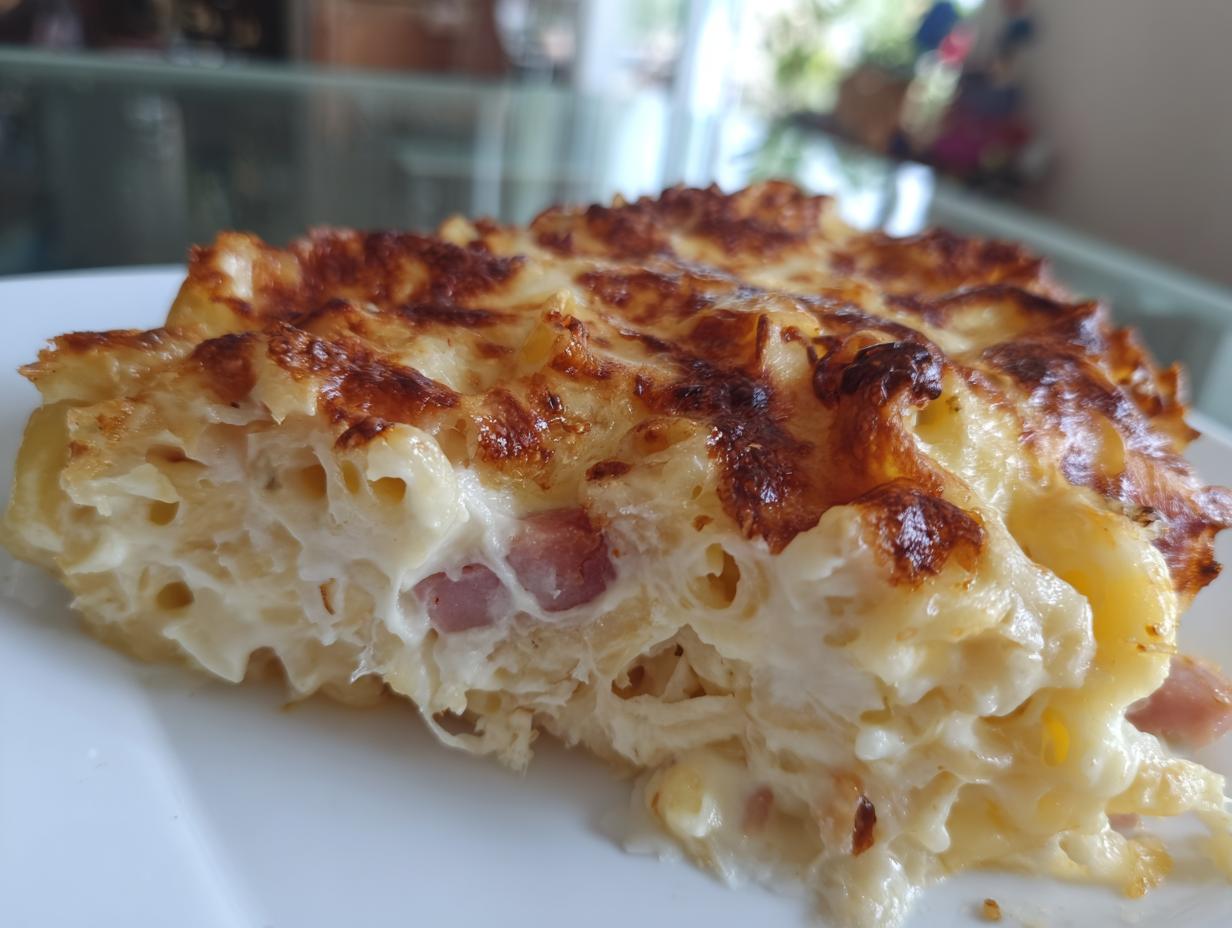 Blitzschnelles Nudel-Schinken-Gratin: 40 Min. Genuss