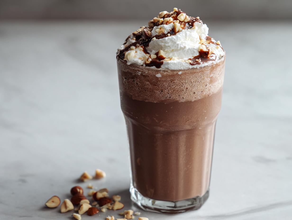Himmlischer Nutella-Milchshake mit 2 Überraschungen