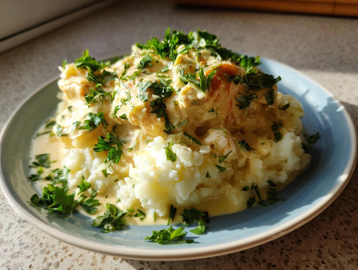 Wärmender Rahm-Kohlrabi mit Kartoffelstampf