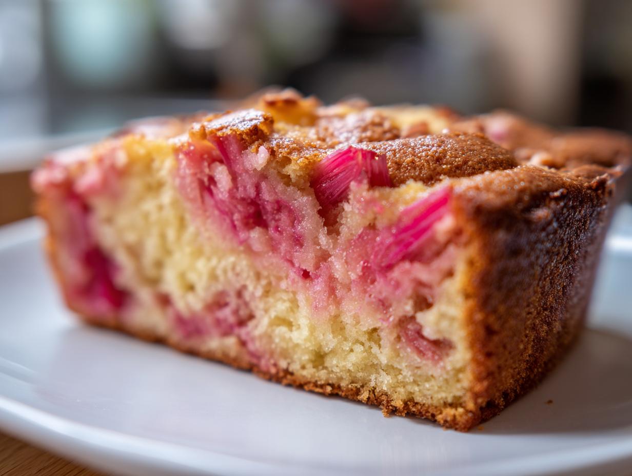 Einfacher Rhabarber-Blechkuchen: 1 Stunde Genuss