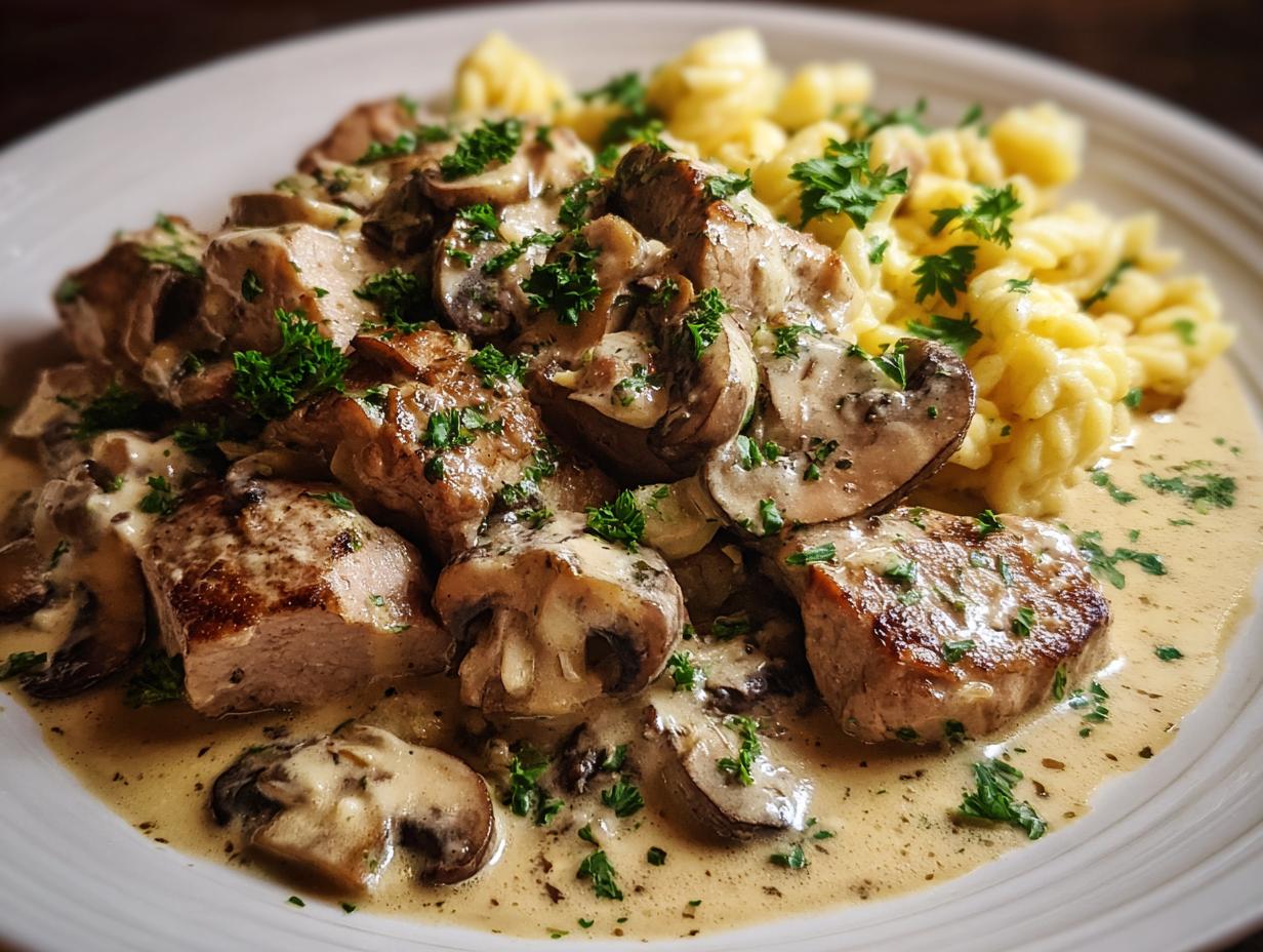 Blitzschnell: Sahnegeschnetzeltes mit Spätzle, 40 Min