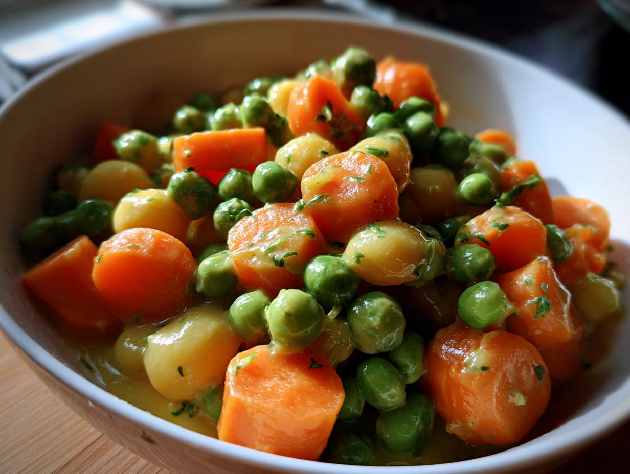 Blitzschnelles Erbsen-Möhren-Gemüse: 5 Minuten Traum