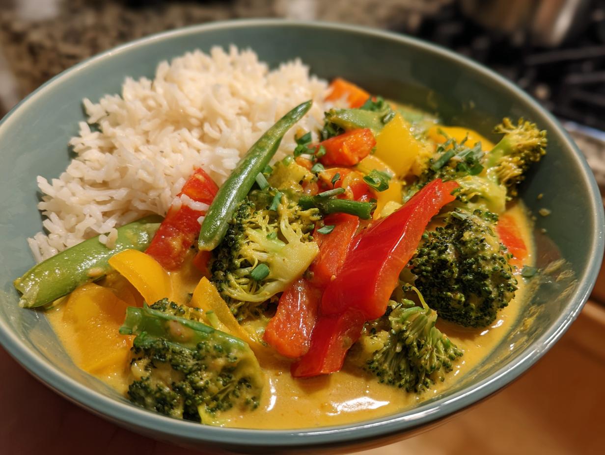 Schnelles Gemüse-Curry: 15 Min. Genuss