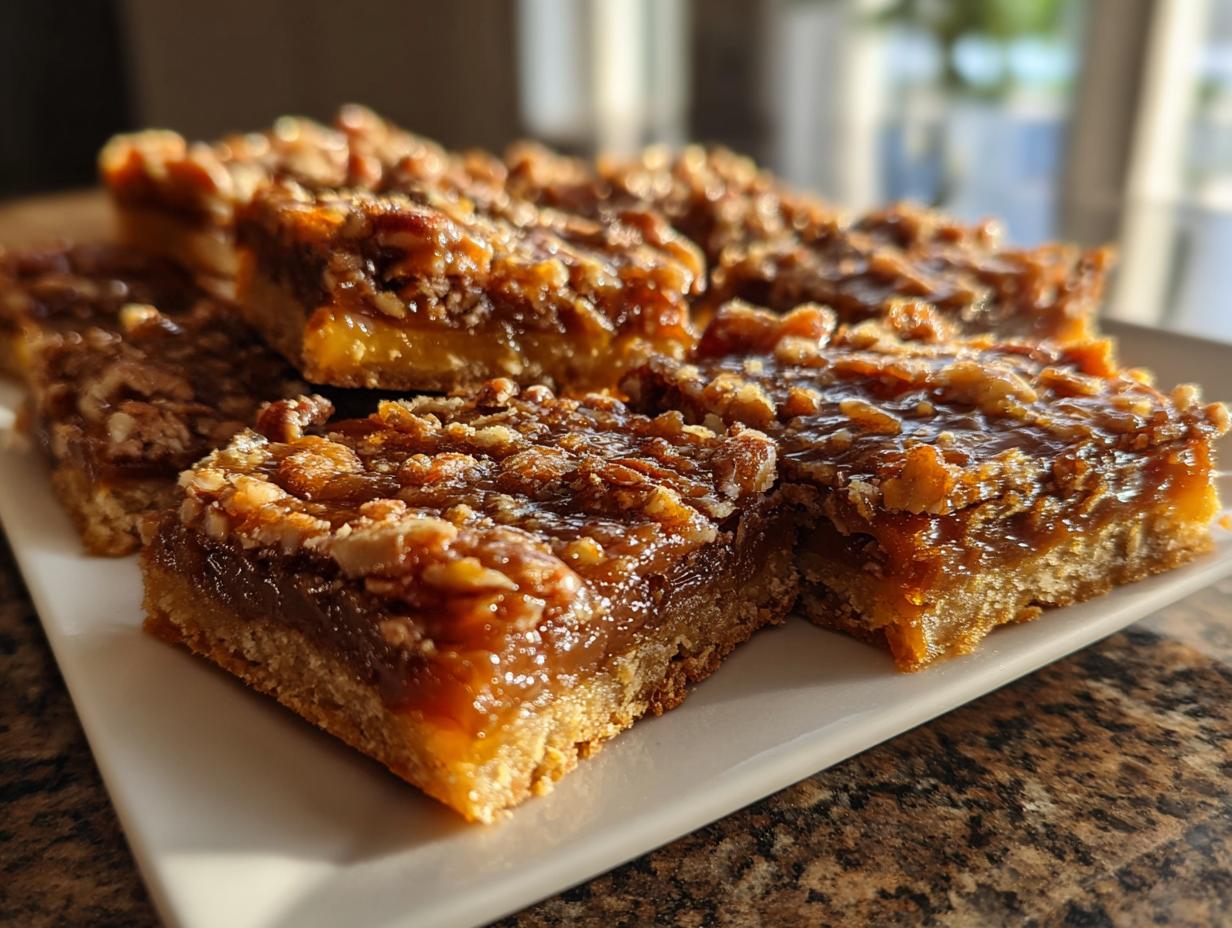 Karamell-Pecan-Bars: Einfach himmlisch!