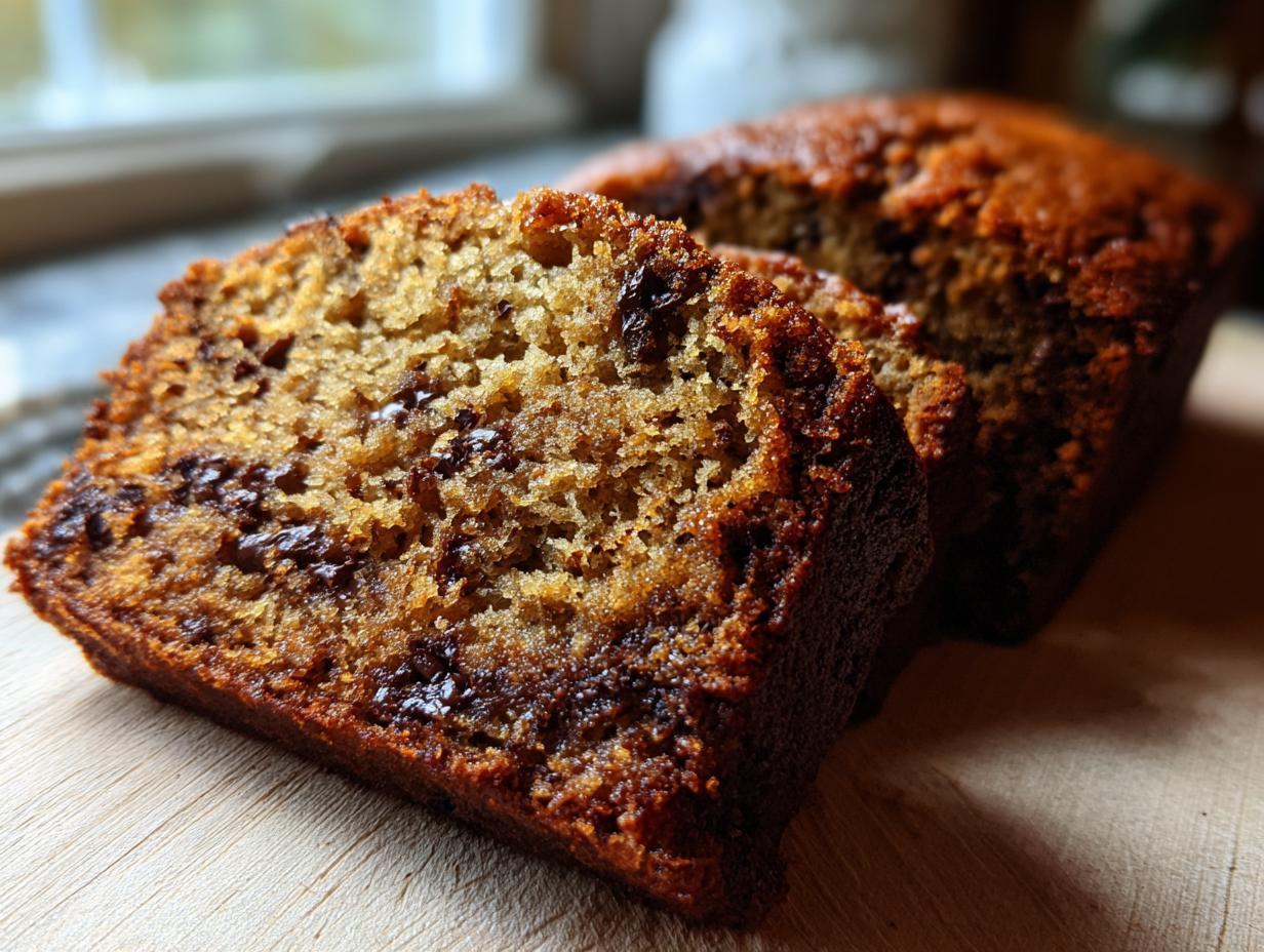 Saftiges Banana Bread mit Chocolate Chips: 1 Trick