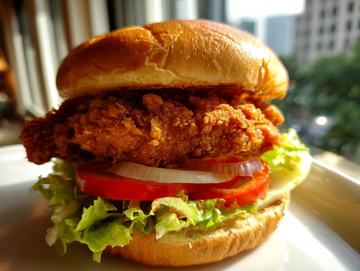 Bester Crispy Chicken Burger: 35 Min. Crunch