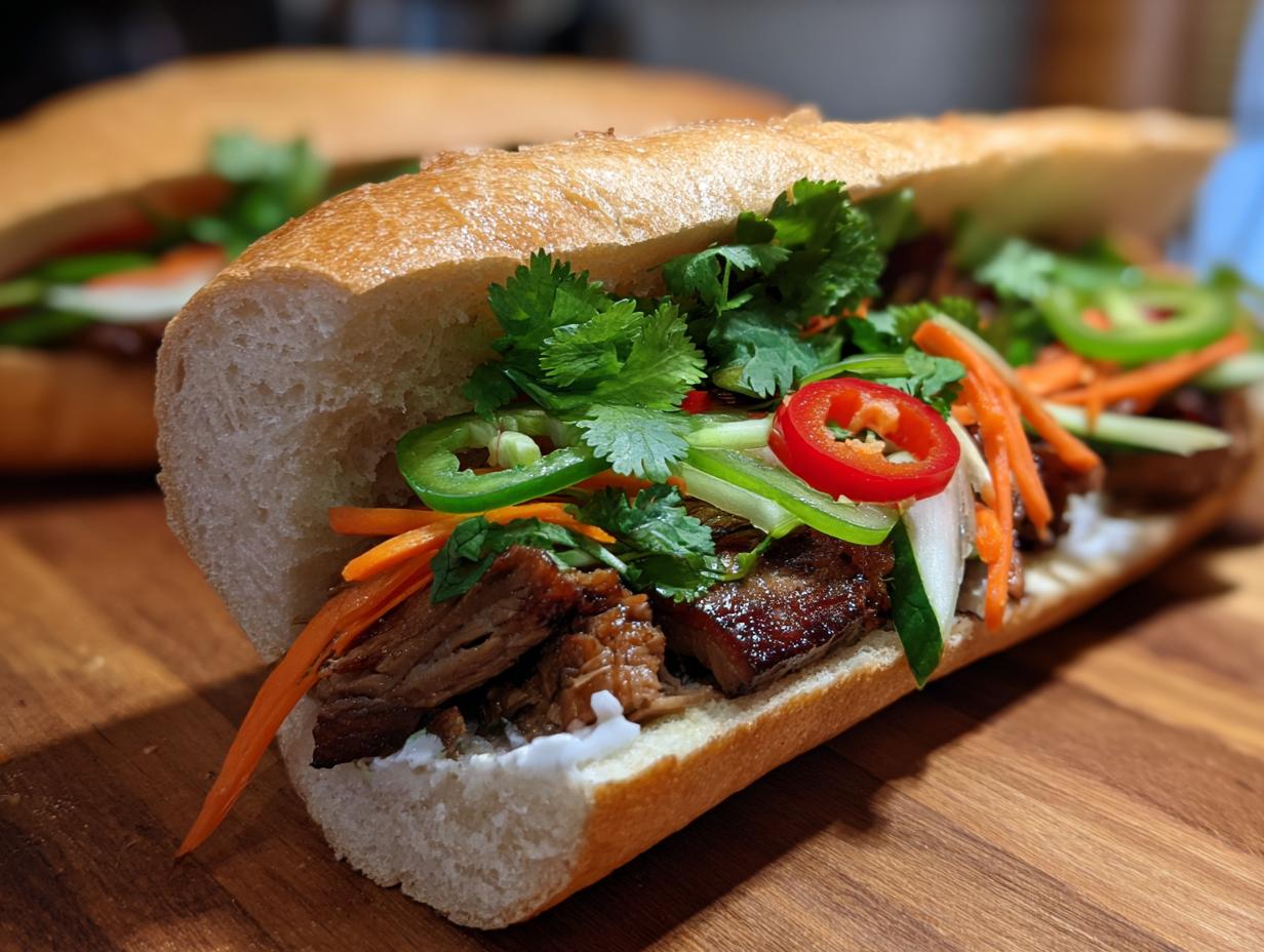 Bestes Banh-Mi mit Schweinefleisch: 2x Aroma