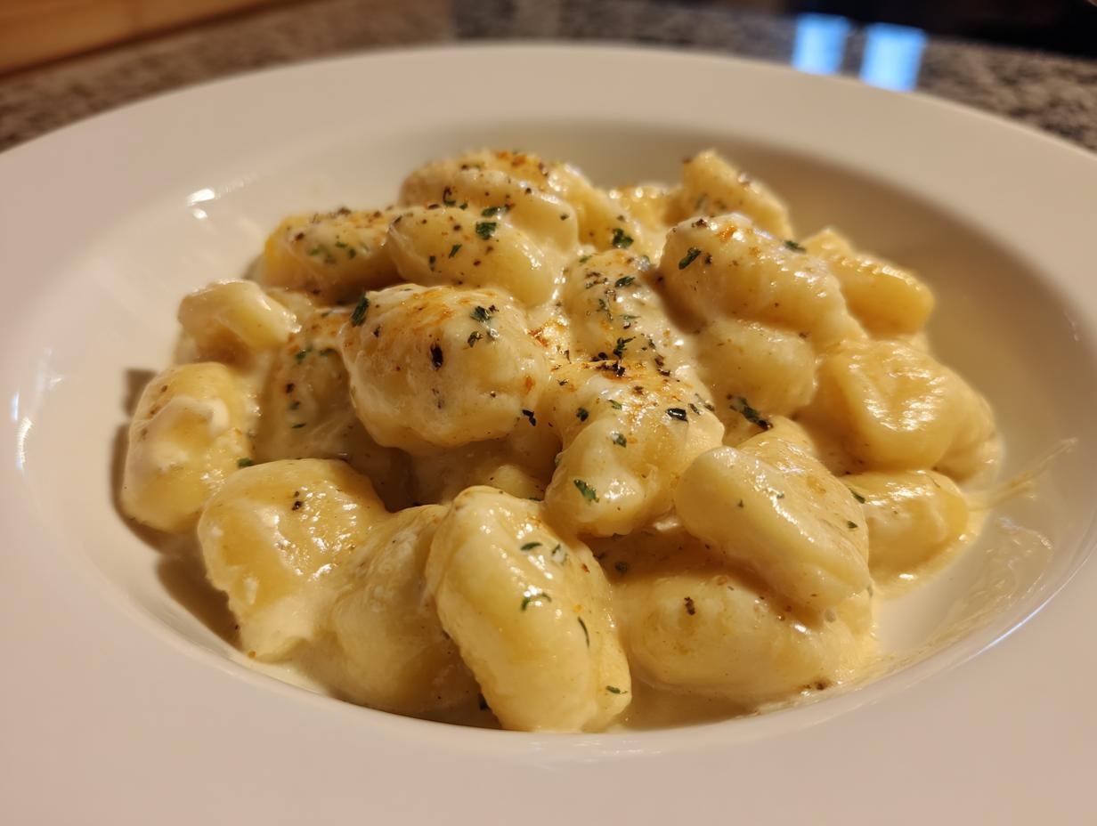 Gnocchi in Gorgonzola-Sahnesauce: 20 Min Rezept