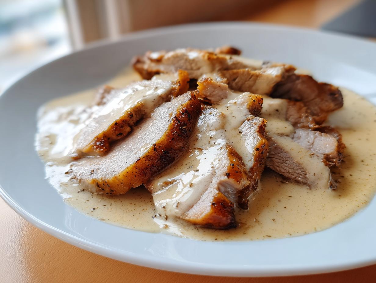 Gyros-Geschnetzeltes in Sahnesauce: 30 Min. Genuss