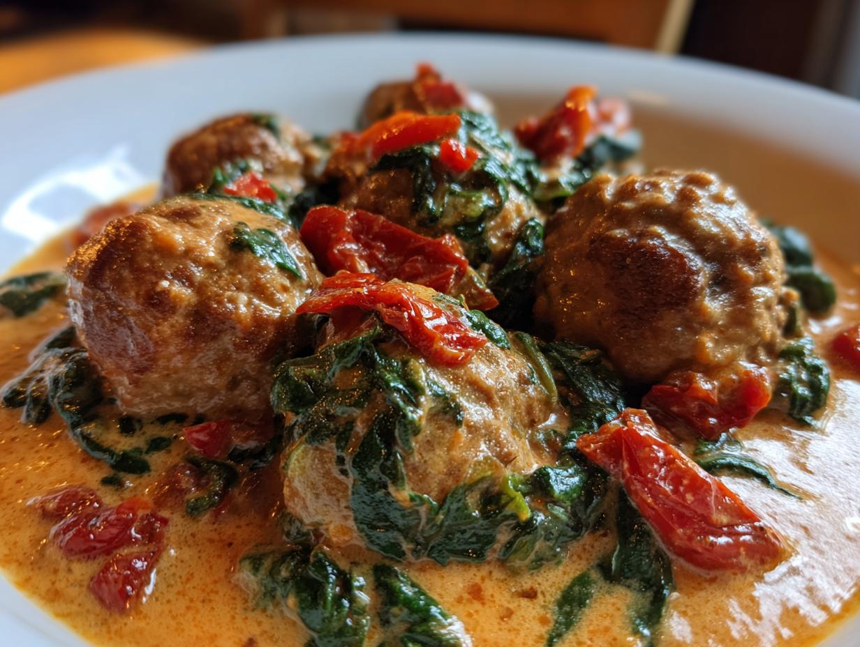 45 Min Hackbällchen in Toskanasauce