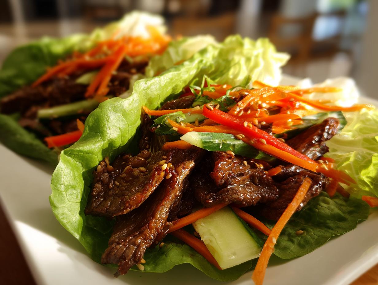 Korean Beef Wrap: 25 Minuten Power