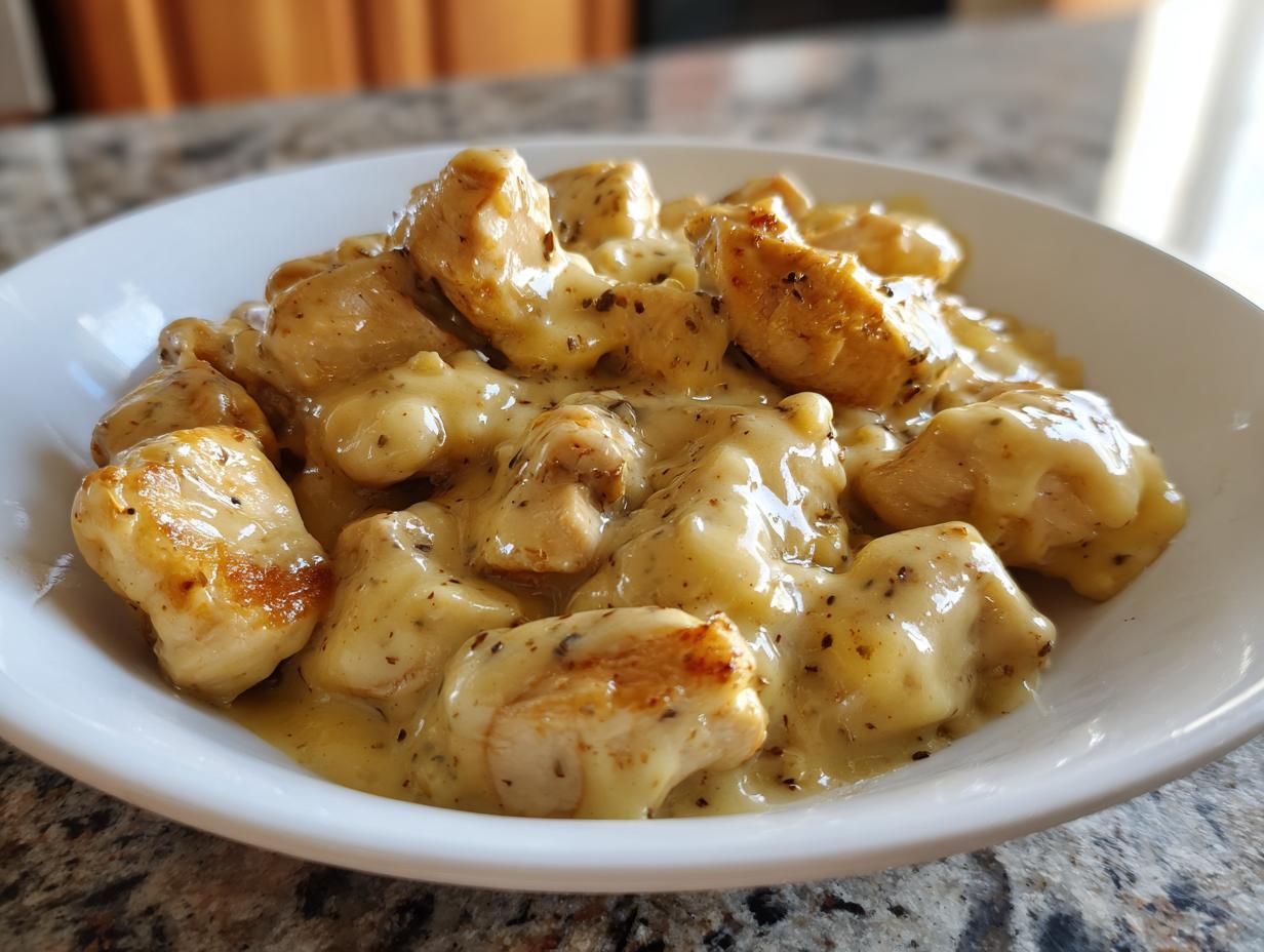 Sahne-Hähnchen in Honig-Senf-Sauce: 30 Min Gold