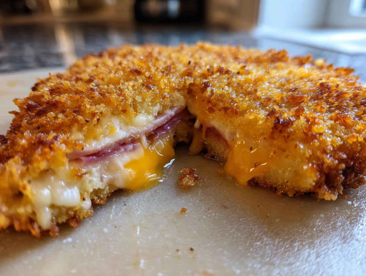 Bestes Schinken-Käse-Schnitzel: 4x knusprig