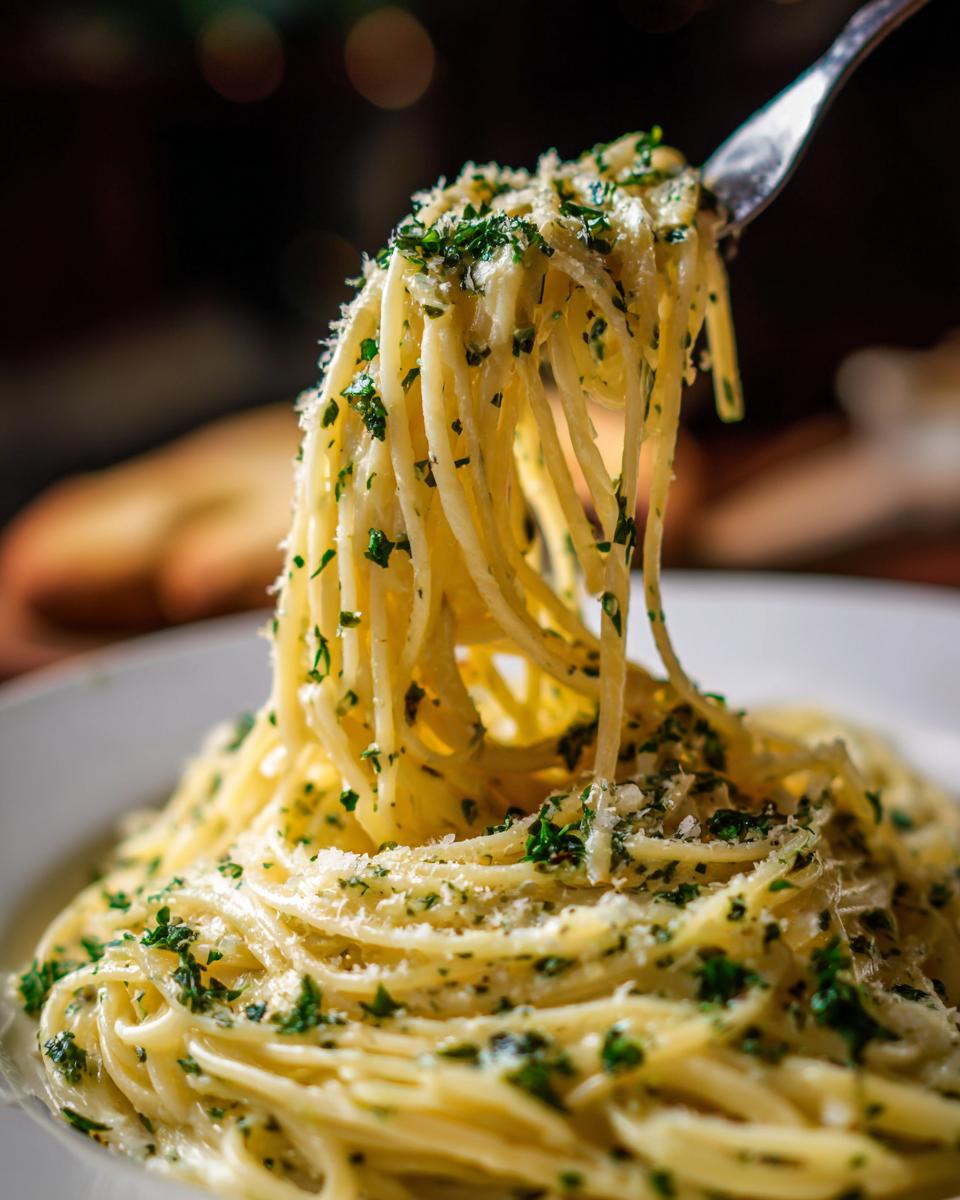 Pasta mit Sahne, Knoblauch und Kräutern - Other 2