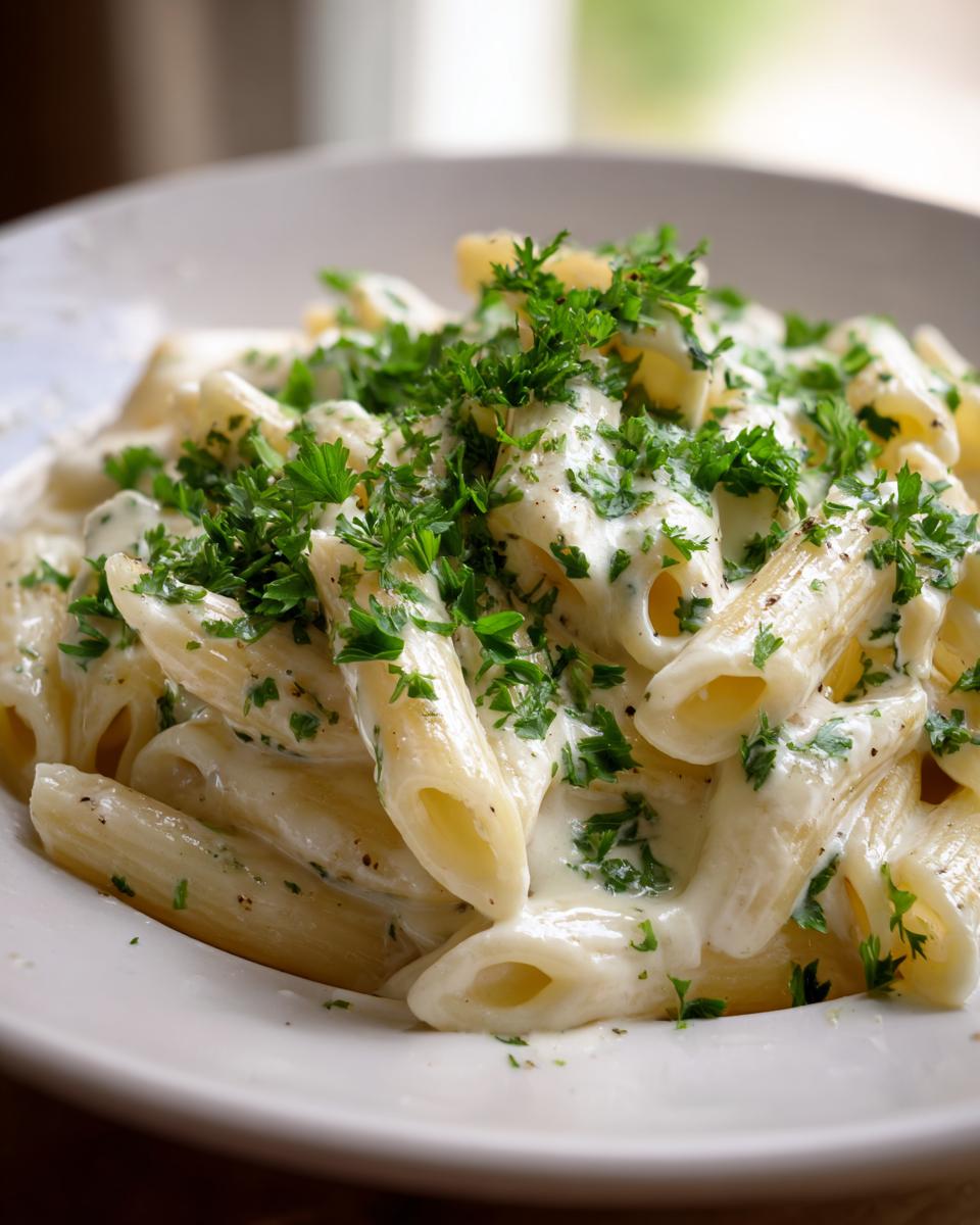 Penne in Knoblauch-Sahnesauce - Other 4