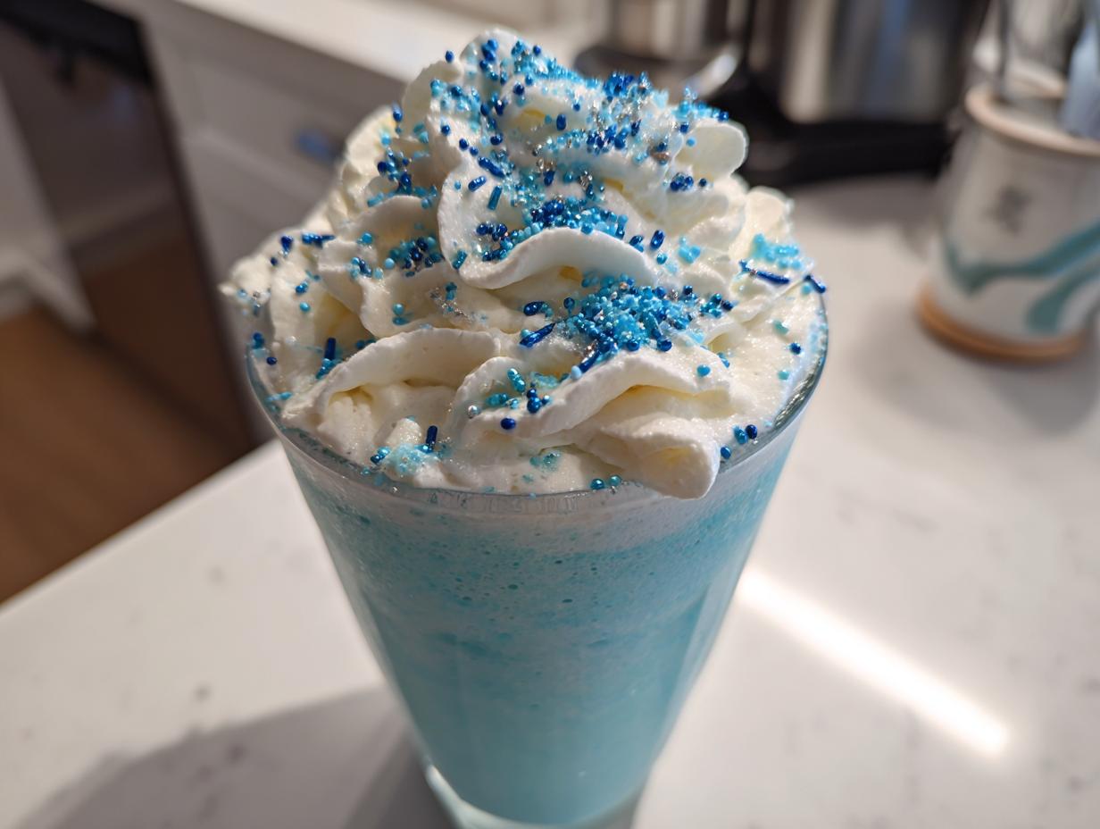 Blue-Lagoon-Milchshake: 5 Minuten genial