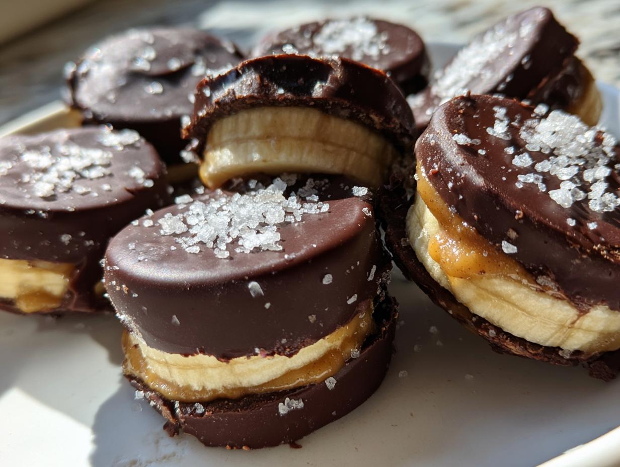 Erdnussbutter-Schoko-Bananen-Happen: 15 Min Fertig