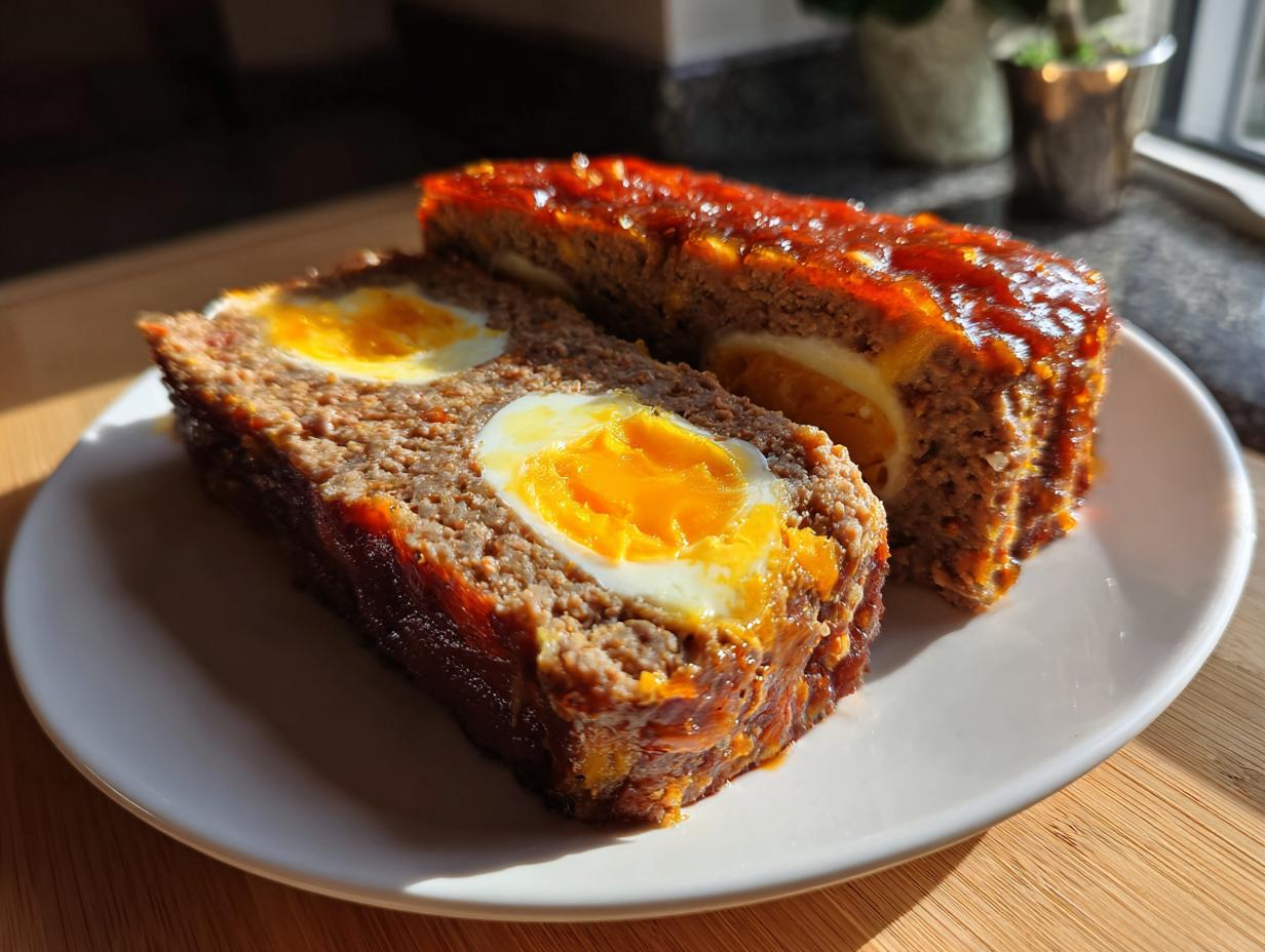 Saftiger Hackbraten gefüllt mit Ei: 4 Tipps