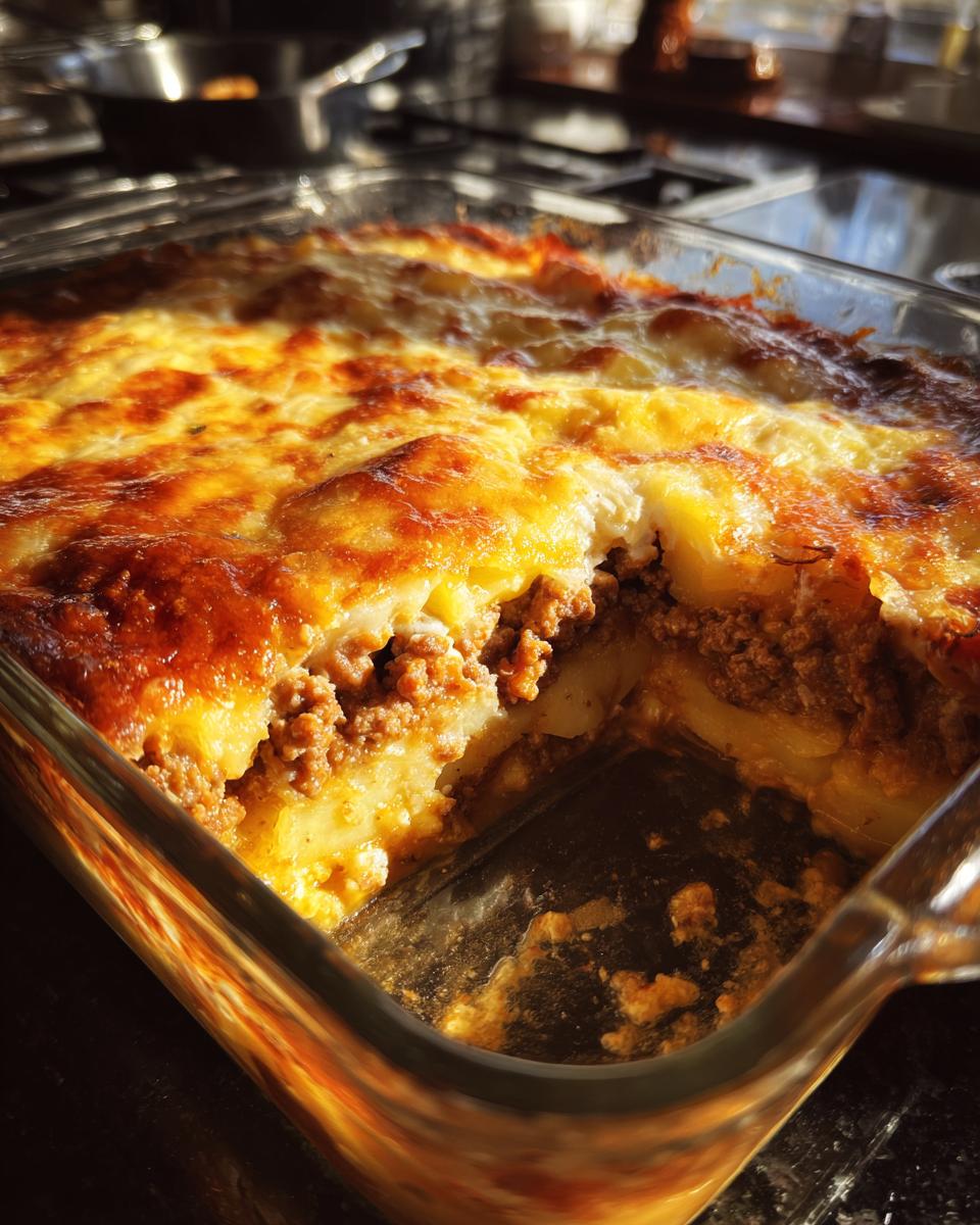 Kartoffelauflauf Hausfrauenart: 20 Min Vorbereitung