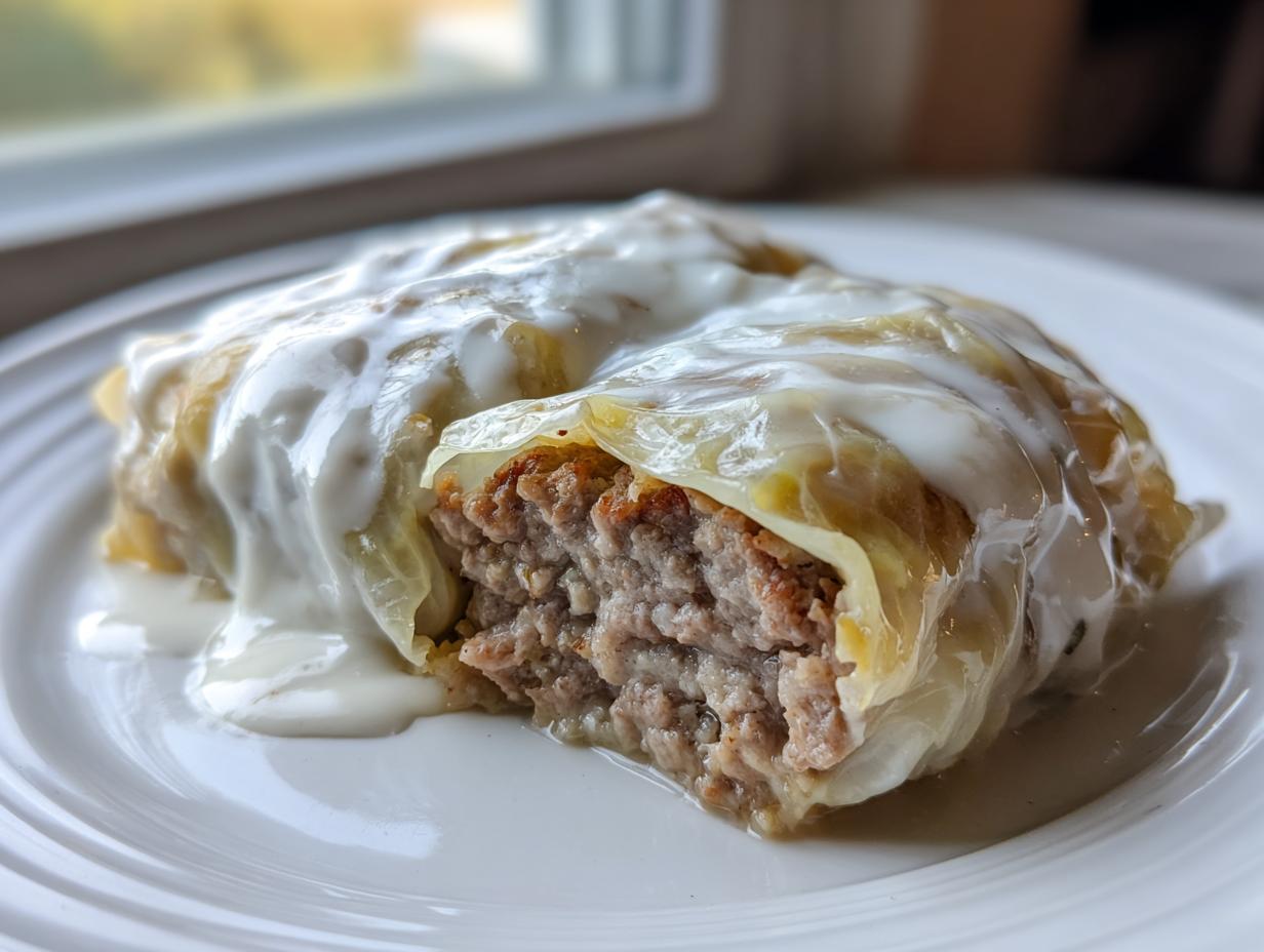 Kohlrouladen in Rahmsauce: 450 kcal