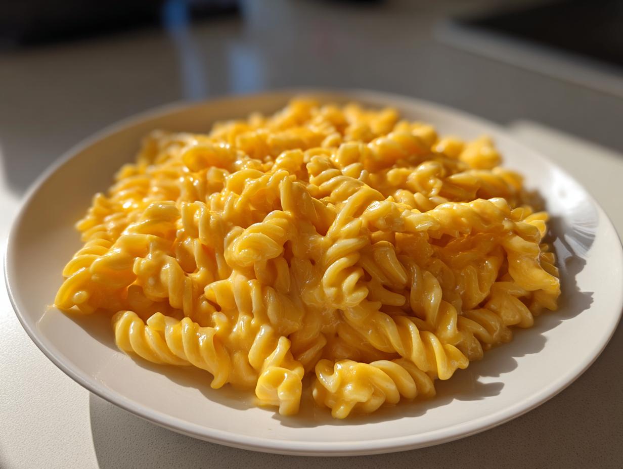 Nudelpfanne mit einfacher Käsesauce: 1 Retter