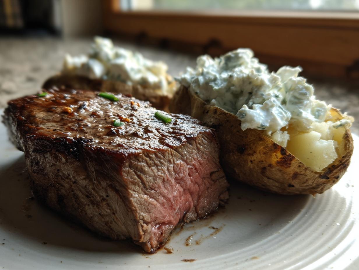Steak mit Tzatziki: 45 Min. tolles Rezept