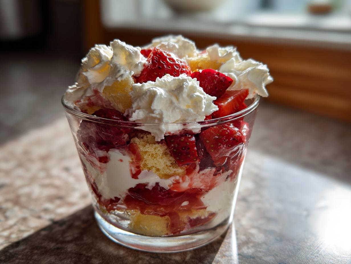 Genial: 4x Strawberry-Shortcake-Dessertbecher