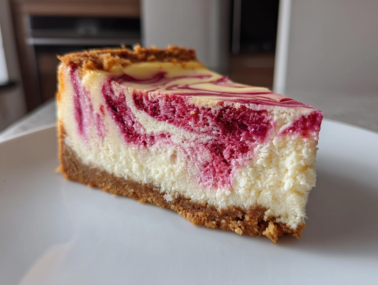 Vanille-Himbeer-Marmor-Cheesecake: 60 Min. Backzeit