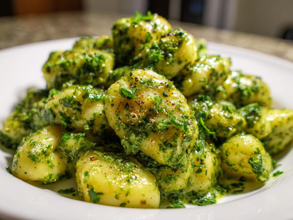 Gnocchi mit Pesto und Sahne: 15 Min Genuss