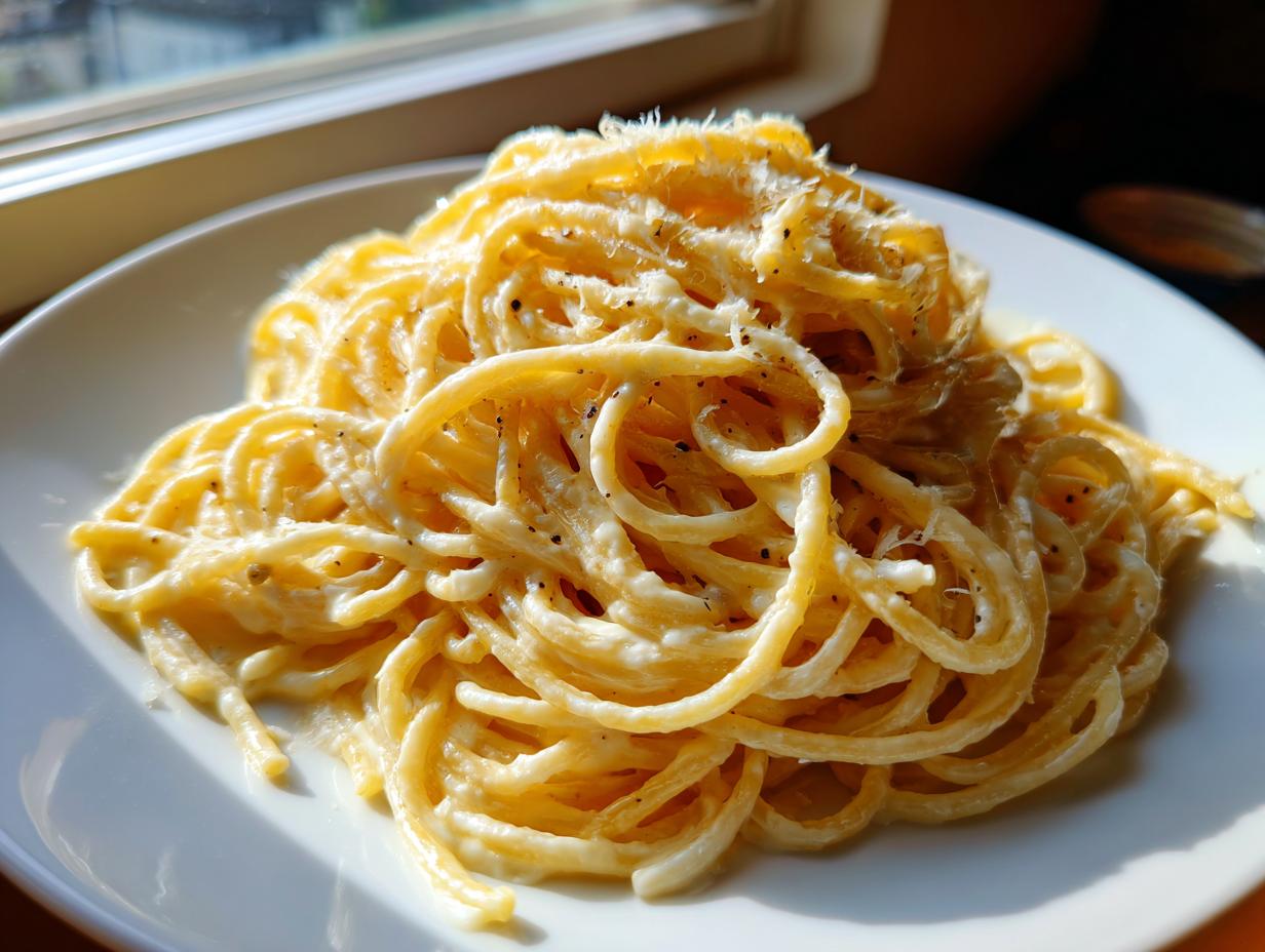 Nudeln mit Parmesan-Frischkäse: 5 Zutaten