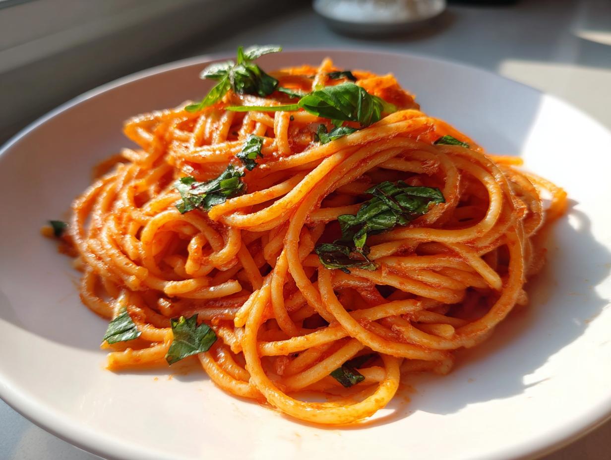 Spaghetti mit Tomatenbutter: 25 Min Blitz-Rezept